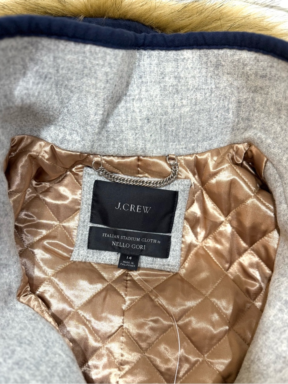 J. Crew Summit Parka in Italian Stadium Cloth Wool - Picture 2 of 7